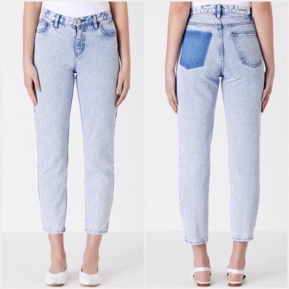 ✨NEW VIKTORIA & WOODS High Rise Acid Wash Jeans✨ - Picture 1 of 8